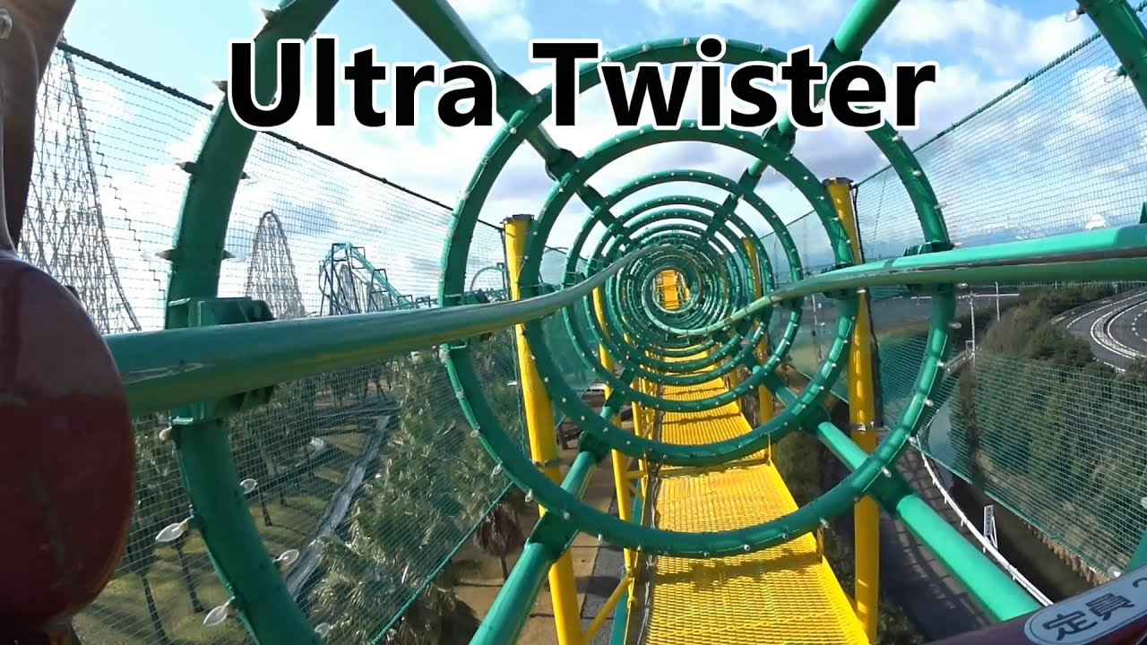 Ultra Twister Roller Coaster - Nagashima Spa Land Japan - On-ride POV ...