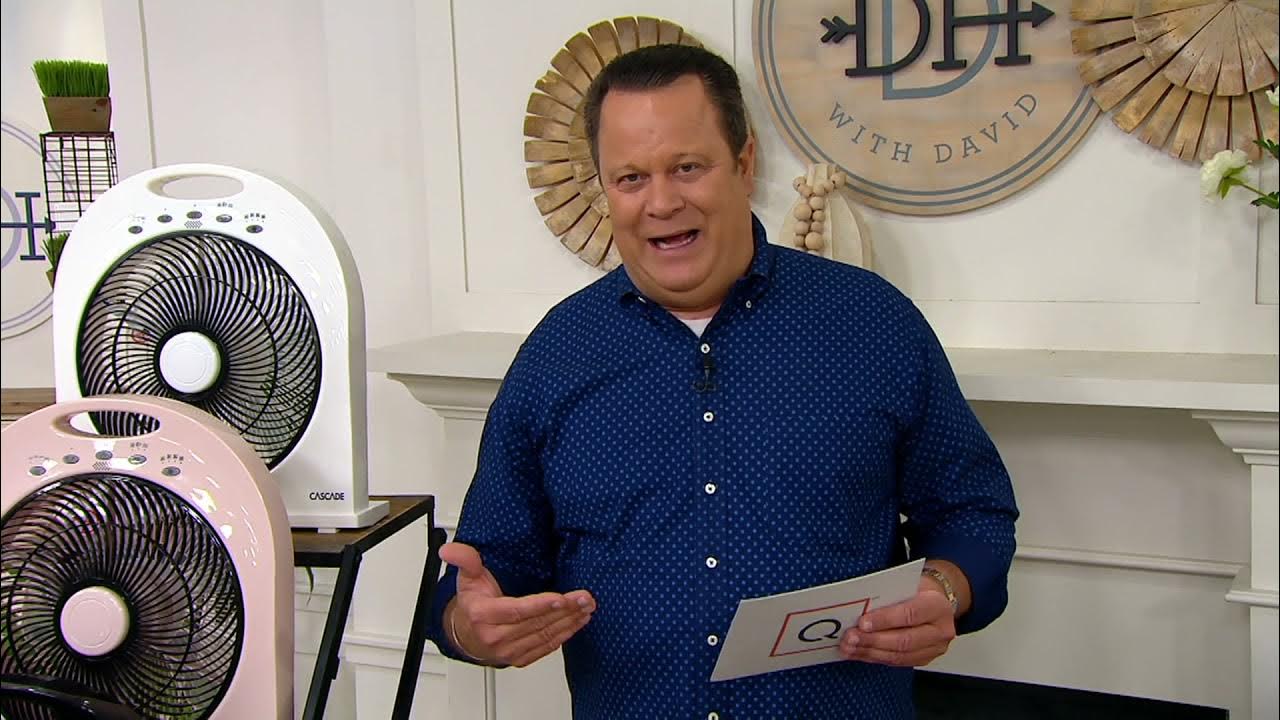 Cascade Capri 12" Portable 4Speed Cooling Fan & Remote Control on QVC