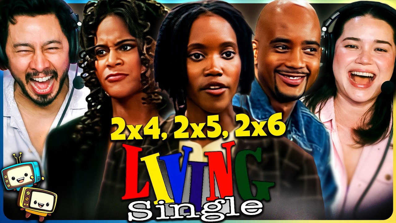 LIVING SINGLE (1994) 2x4, 2x5 & 2x6 REACTION! | First Time Watch | Queen Latifah w/ Jaby Koay