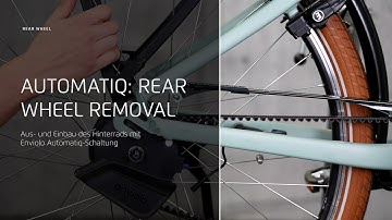Enviolo Automatiq: How to remove and install the rear wheel