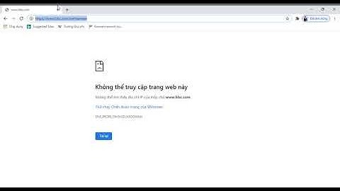 Một cách để truy cập vào website bị chặn