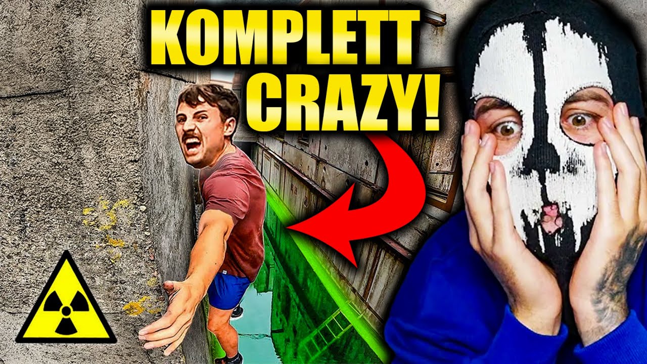 Radioaktives Wasser?! ☢️ KLETTER-CHALLENGE im gefluteten ATOMKRAFTWERK! | RooflessTV