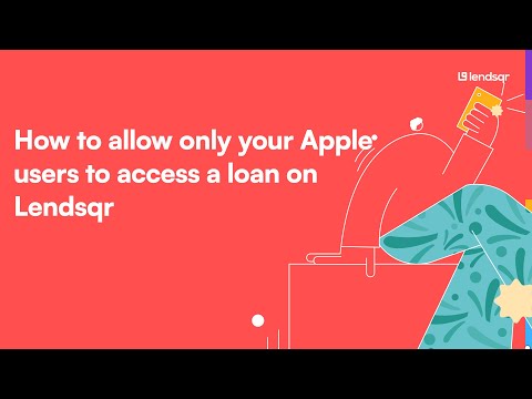 How to allow only your Apple users access a loan on Lendsqr