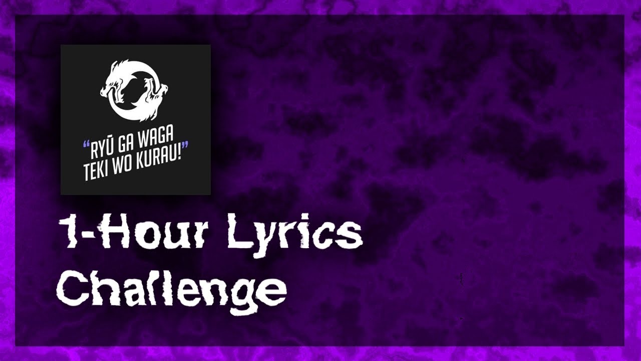 [1-Hour Lyrics Challenge] [3] - YouTube