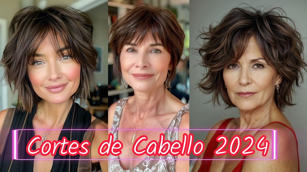 Cortes de Cabello para DAMAS que REJUVENECEN +45-50-60 años Moda y ...