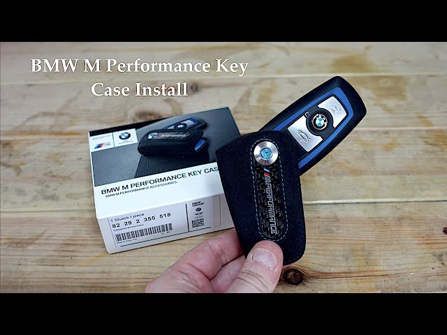 BMW F Series Genuine Alcantara M Performance Key Case / Holder Install 