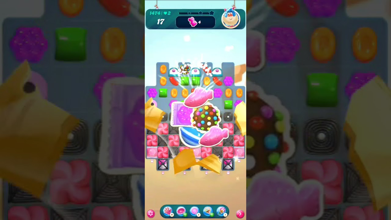 Candy crush saga level 1471 to 1475 