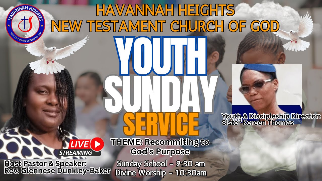 Recommiting Youth Sunday Service – Recommitting to God’s Purpose - Rev. Glennese ...