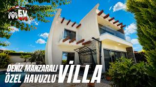Kuşadası’nda Merkeze Yakın Özel Havuzlu Deniz Manzaralı Satılık 4+1 Villa I Kuşadası Satılık Villa