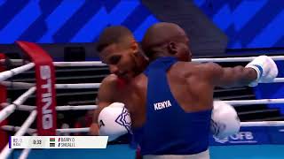 Boxing WC 2023 63 5KG BARRY OMAR IBRAAHIIM GAM vs SHIGALI JOSEPH KEN HL
