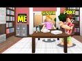 I Spied On My SISTER.. She Had A SECRET With This YOUTUBER.. (Roblox Bloxburg)