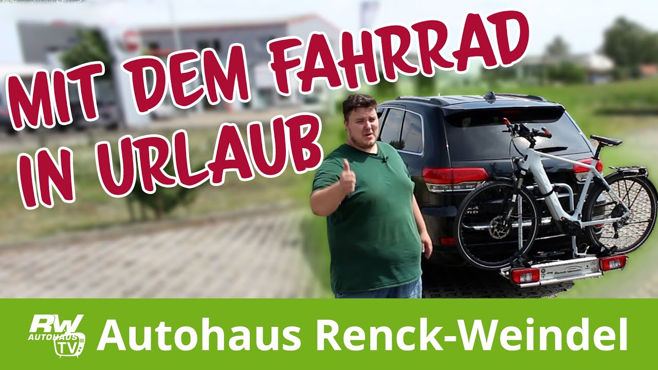 How To - Fahrradträger befestigen und abmontieren - YouTube