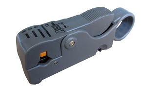 2-blade coaxial cable stripper for RG58/59/62/6/6QS/3C/4C/5C