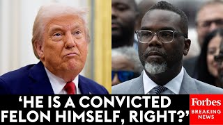 Chicago Mayor Brandon Johnson Makes A Swipe At Trump, Doubts His Ability To 'Follow Simple Law'