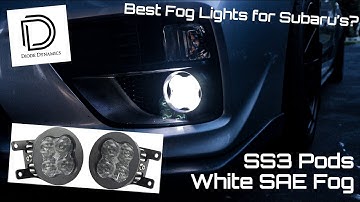 The BEST Fog Light Kit for the WRX?! - Diode Dynamics SS3 White SAE FOG - Subaru WRX 15+
