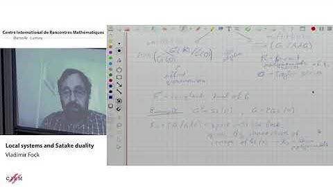 Vladimir Fock: Local systems and Satake duality