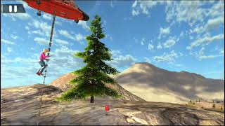 Mission #6  Rescue Hill -Helicopter Flying Simulator :Car Driving screenshot 5