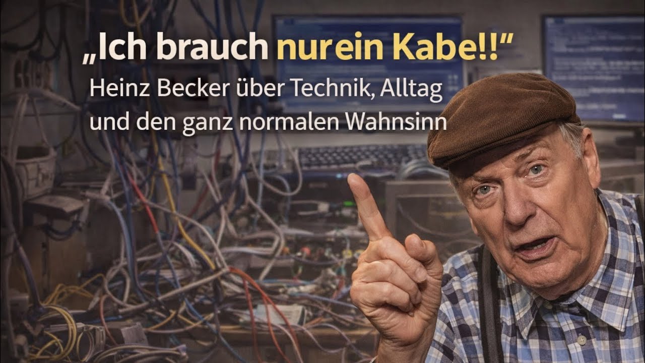 „Ich brauch nur ein Kabel!“ Heinz Becker über Technik, Alltag und den ganz normalen Wahnsinn#comedy