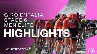 A Win To Remember! 😁 | Giro D'Italia Stage 6 Race Highlights | Eurosport Cycling screenshot 2