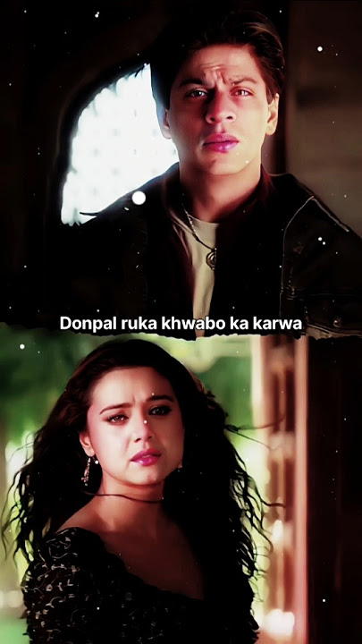 Do pal ruka khwabo ka karwa | veerzara | sonu nigam lata mangeshkar #sahrukhkhan
