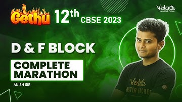 D & F Block - Complete Marathon CBSE Boards 2023 Class 12 | Anish Sir | Vedantu Master Tamil