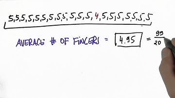 Fingers Solution - Intro to Statistics