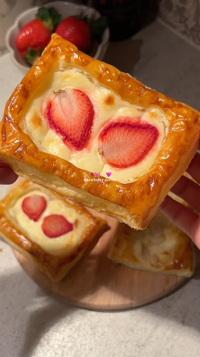 Strawberry danish #recipe
