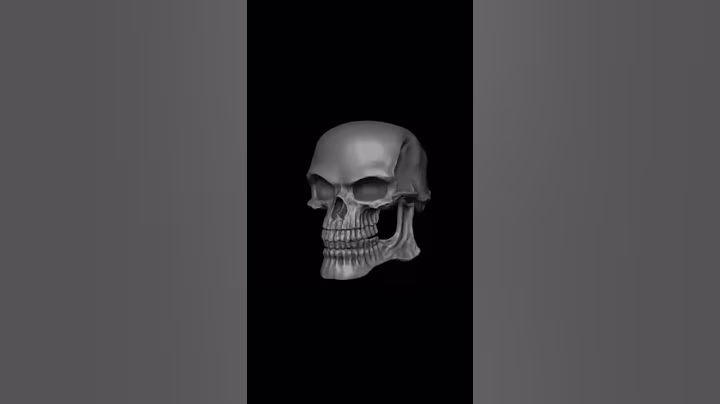 a skull smiling 💀 meme video no copyright