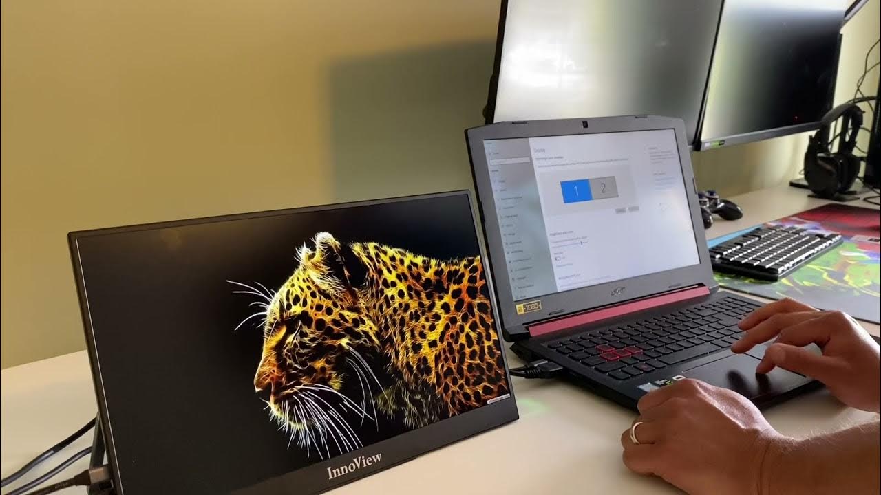 Innoview Portable Monitor Setup and Review The Best Portable Monitor In 2021 YouTube