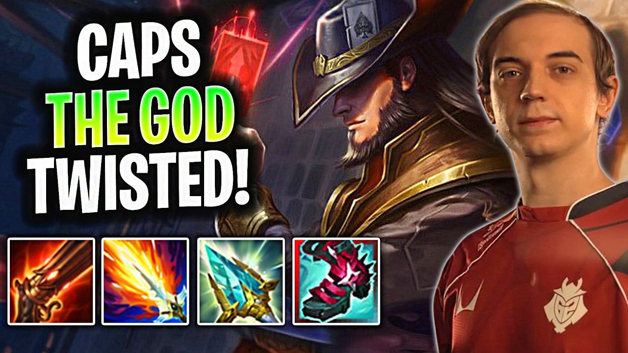 G2 CAPS TWISTED FATE MID vs AKALI [THE GOD] | G2 Caps Twisted Fate MID Guide Patch 26.3