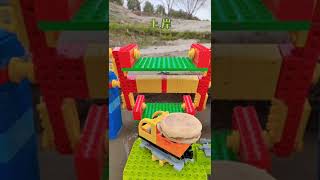 Food delivery by train #funnny #funny #lego #fyp #shorts