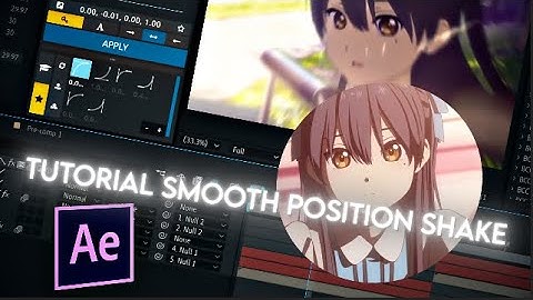 Tutorial After Effect - Tutorial position shake daddy - Free preset