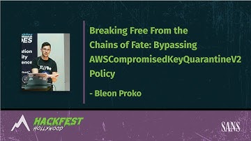 Breaking free from the chains of fate - Bypassing AWSCompromisedKeyQuarantineV2 Policy