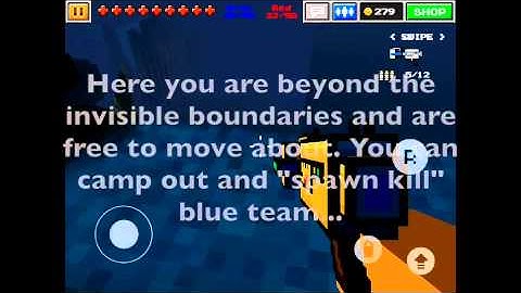 Slender Forest Glitch - Out of Map - Pixel Gun 3D Tips and Tricks