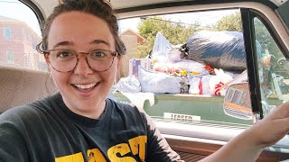 Dumpster Diving at Student Dorms – I Found a Playstation & Air Fryer!