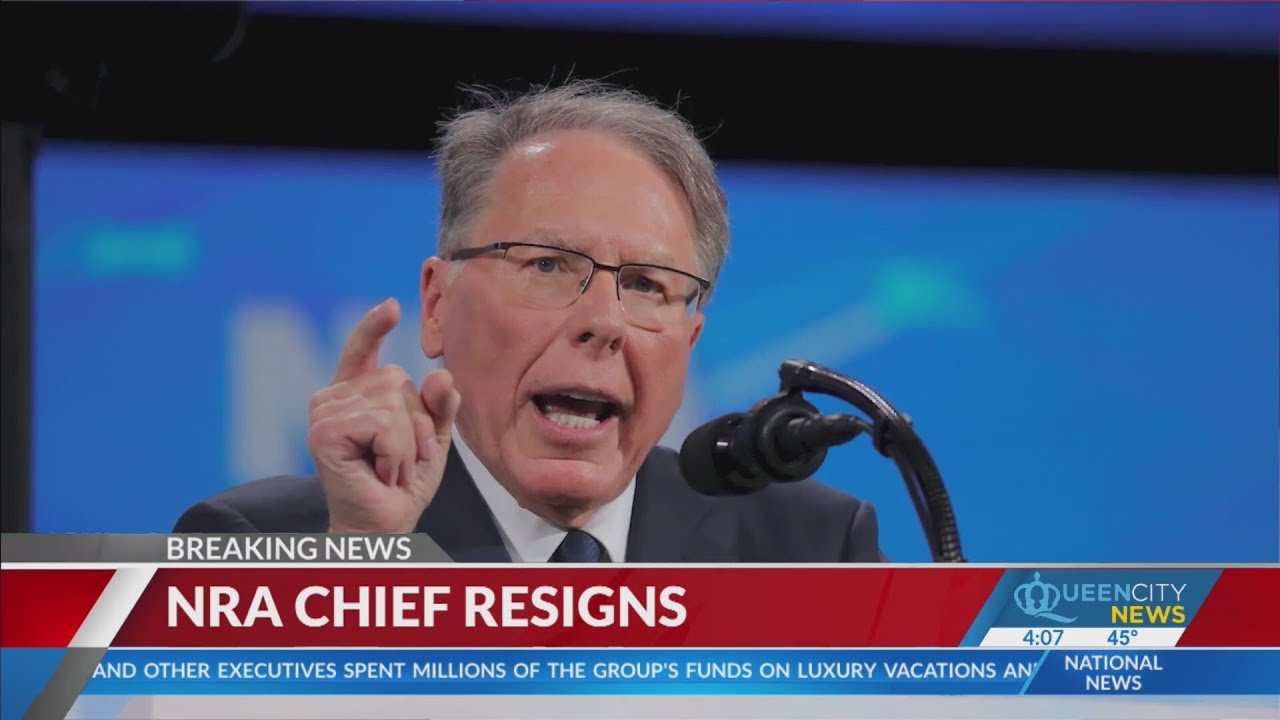National Rifle Association (NRA) CEO Wayne LaPierre resigns days before corruption trial