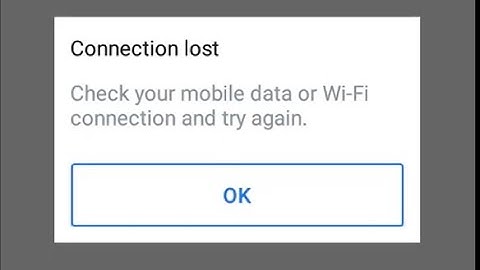 How to fix Connection lost check your mobile data or wi-fi connection and try again Facebook Lite