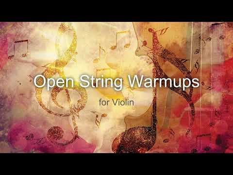 Open String Warmups Playalong - Violin