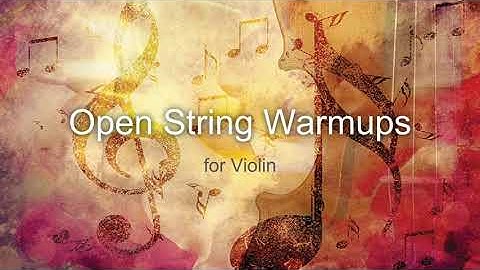 Open String Warmups Playalong - Violin
