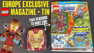 RARE LEGO Iron Man Minifig Tin + Magazine REVIEW (Europe Exclusive!)