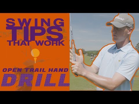 Stop hooking the golf ball - OPEN TRAIL HAND DRILL