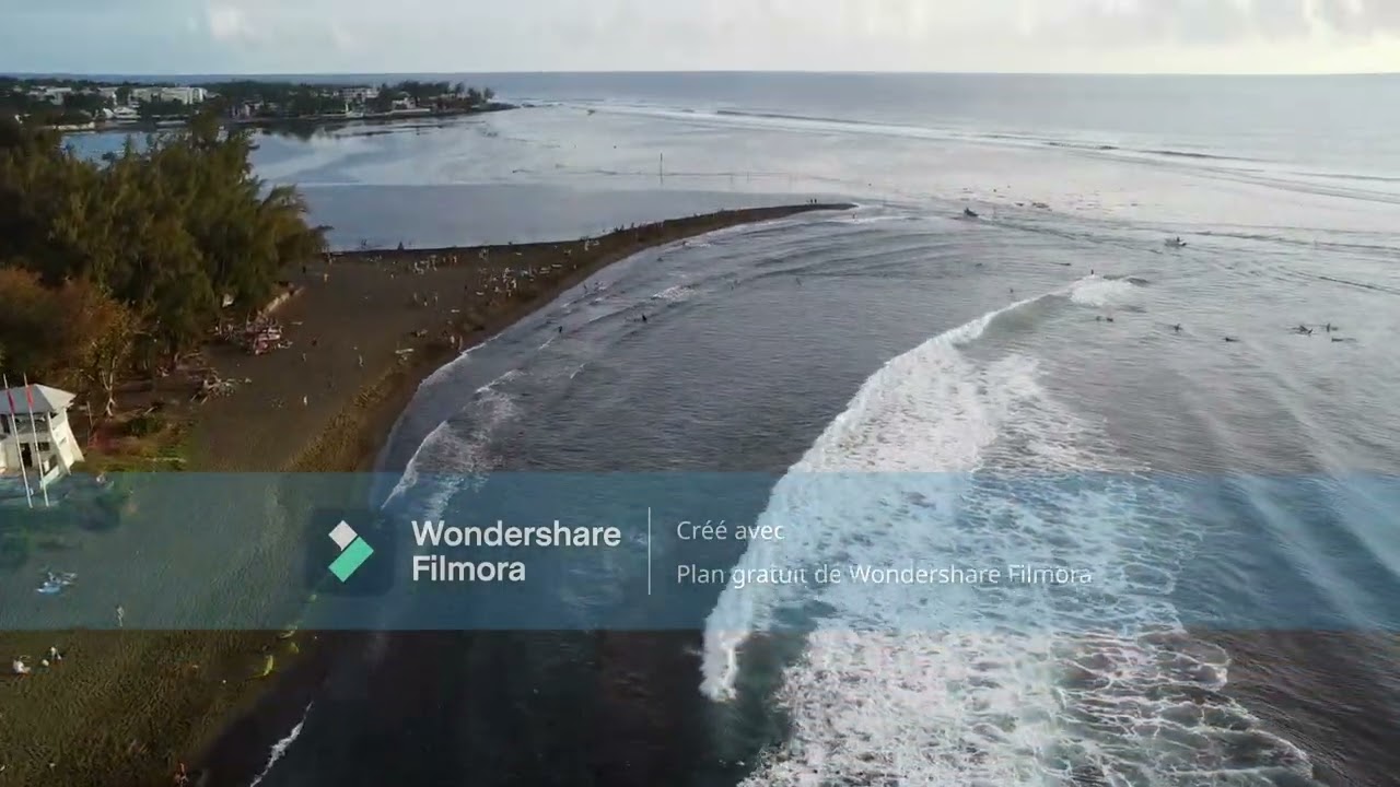 PLAGE DE L'ÉTANG-SALÉ EN DRONE (974, Réunion)