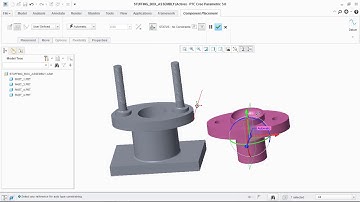 PTC - Creo Tutorial : Stuffing Assembly Modeling