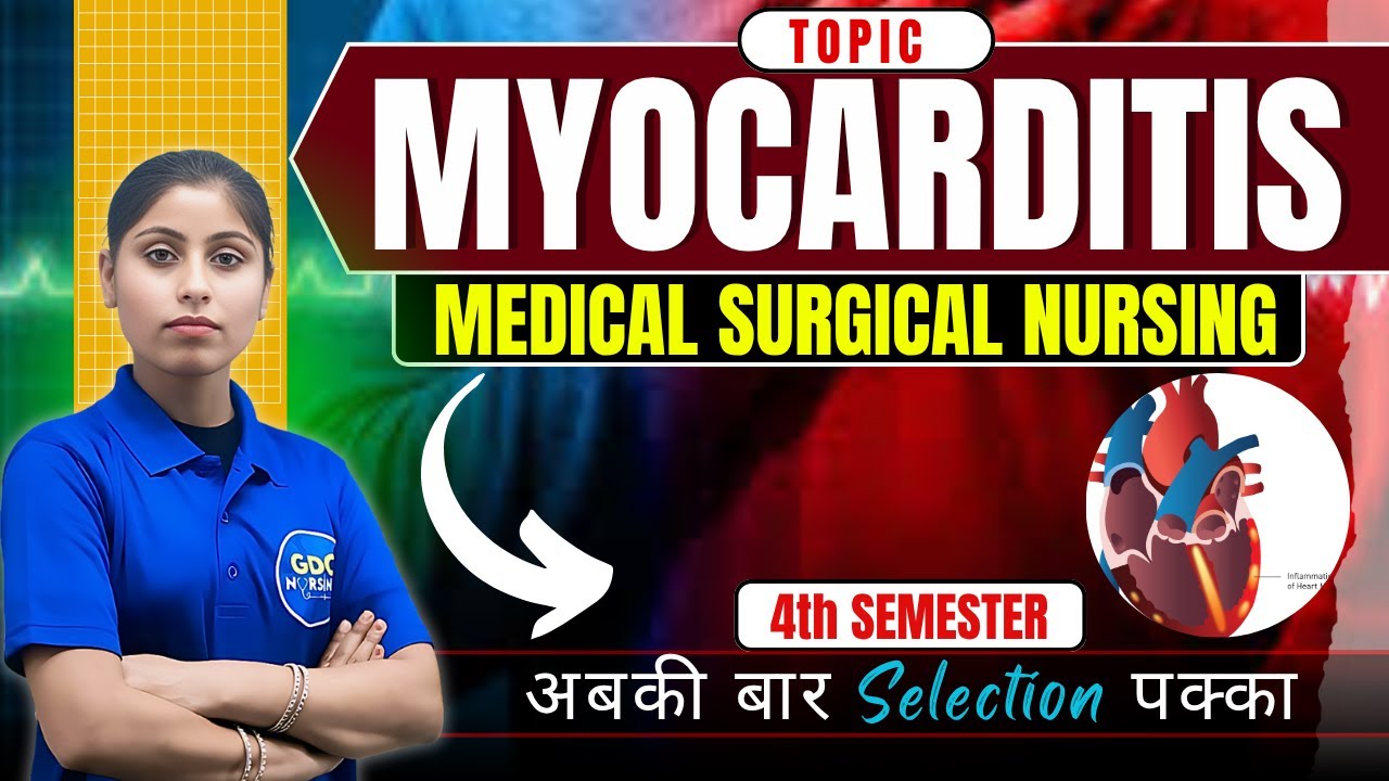 Myocarditis Explained in Simple Terms | Causes, Symptoms, ECG, Diagnosis & Nursing Management