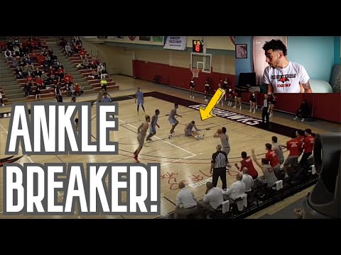 D3 hooper reacts to his highlights- ankle breaker!!!!