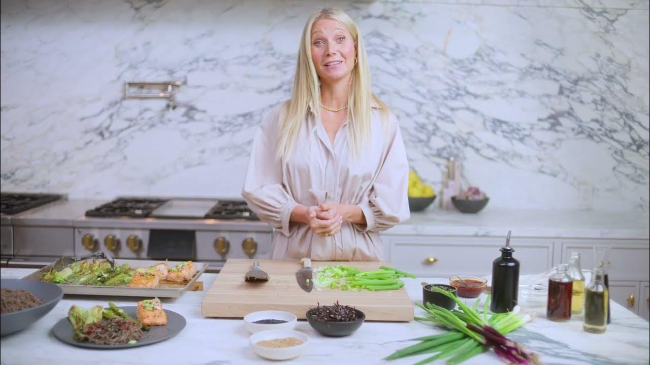 Paltrow Wellness Recipes Miso Salmon with Bok Choy and