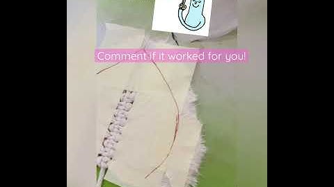 How to make and cut macrame leaf