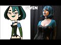 Total drama island characters in real life