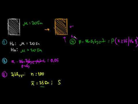 P-ს მნიშვნელობები და მნიშვნელობის შემოწმება
