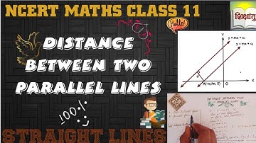 #Distance between two parallel lines. Class 11th | By:- shikshantu.|
